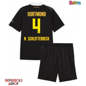 Borussia Dortmund Nico Schlotterbeck #4 Udebanesæt Børn 2026-27 Kort ærmer (+ korte bukser)